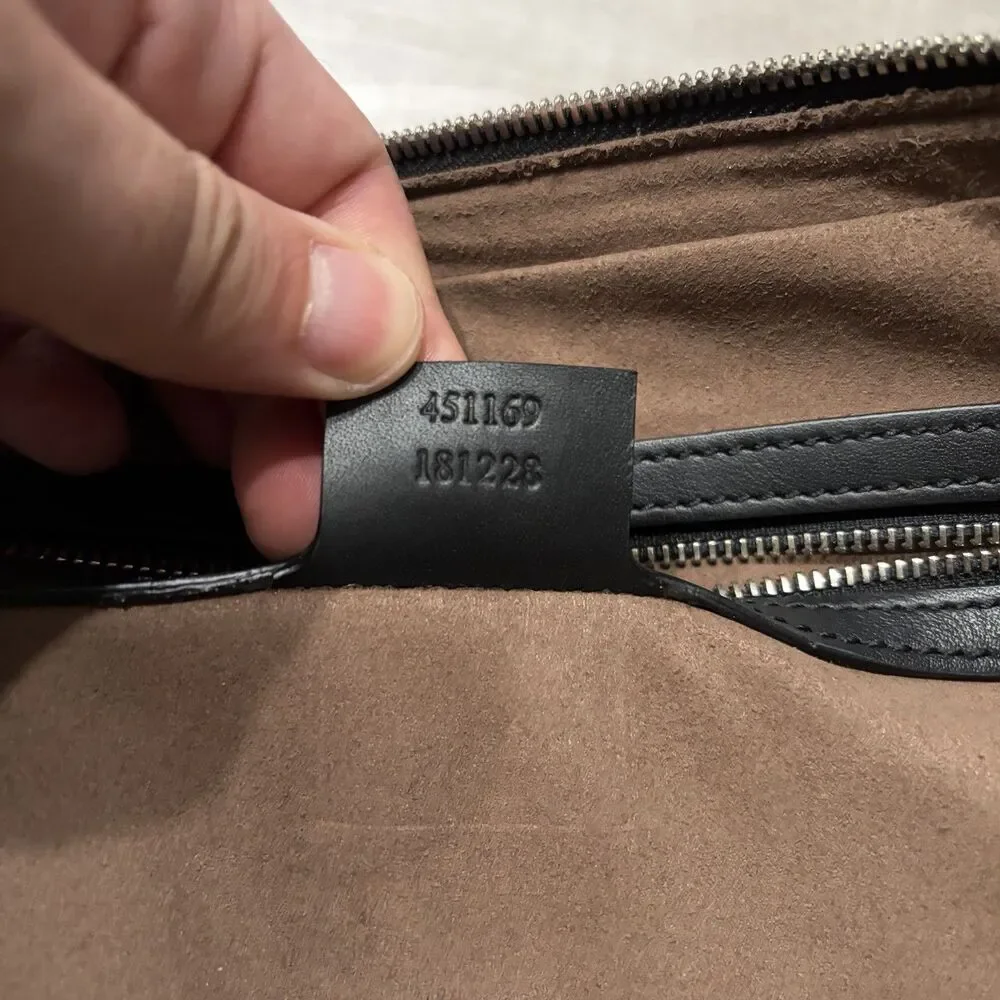 Gucci GG Emblem Signature Leather briefcase